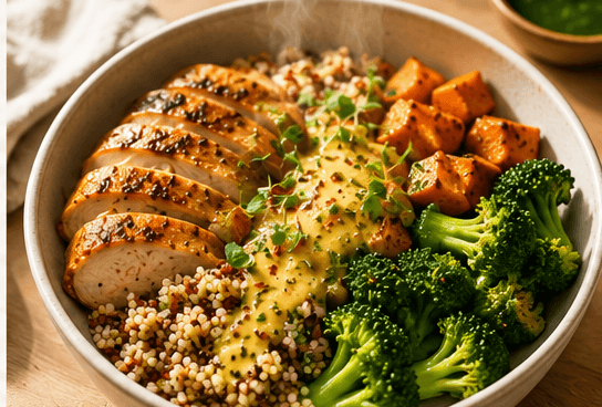 Un plat Foodizy composé, fumant
